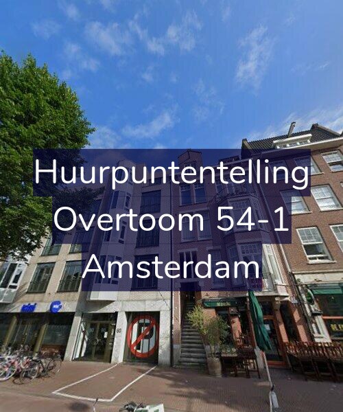 Foto gevel Huurpuntentelling voor Overtoom 54-1, Amsterdam