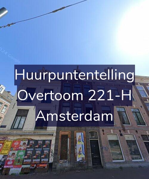 Foto gevel Huurpuntentelling voor Overtoom 221-H, Amsterdam