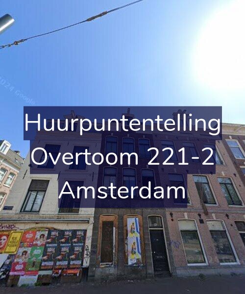 Foto gevel Huurpuntentelling voor Overtoom 221-2, Amsterdam