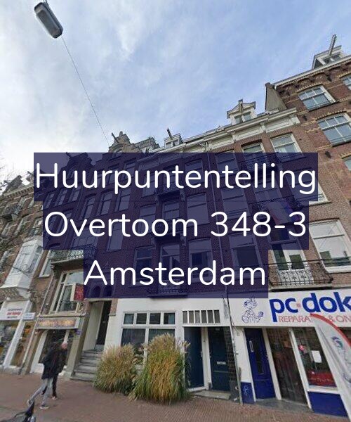 Foto gevel Huurpuntentelling voor Overtoom 348-3, Amsterdam