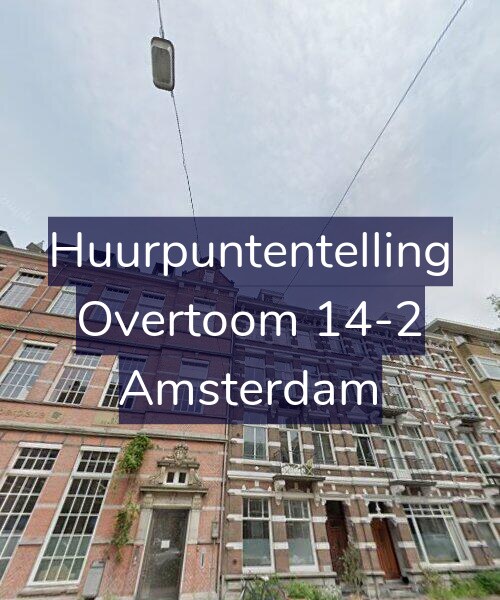 Foto gevel Huurpuntentelling voor Overtoom 14-2, Amsterdam