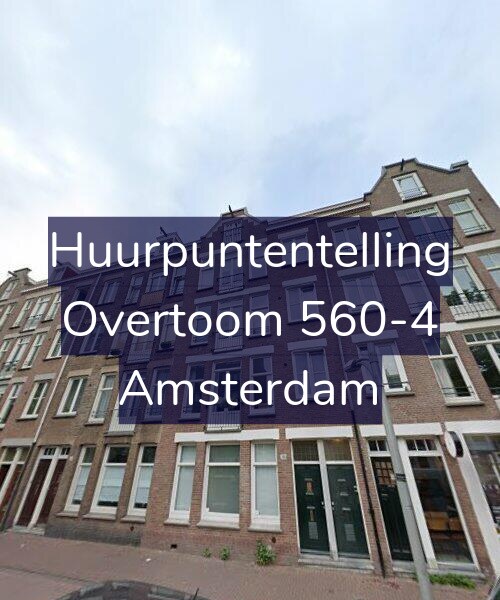 Foto gevel Huurpuntentelling voor Overtoom 560-4, Amsterdam