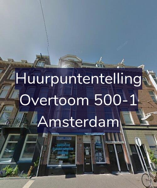 Foto gevel Huurpuntentelling voor Overtoom 500-1, Amsterdam