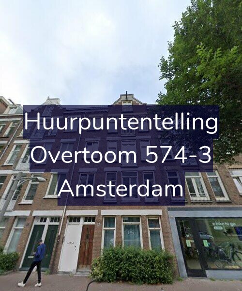 Foto gevel Huurpuntentelling voor Overtoom 574-3, Amsterdam
