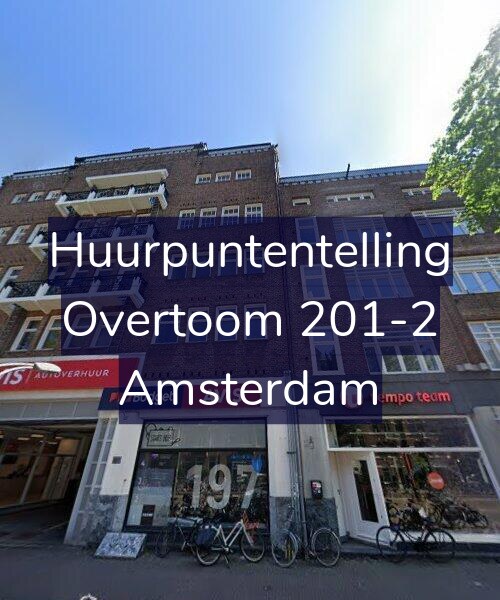 Foto gevel Huurpuntentelling voor Overtoom 201-2, Amsterdam