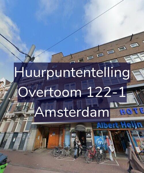 Foto gevel Huurpuntentelling voor Overtoom 122-1, Amsterdam