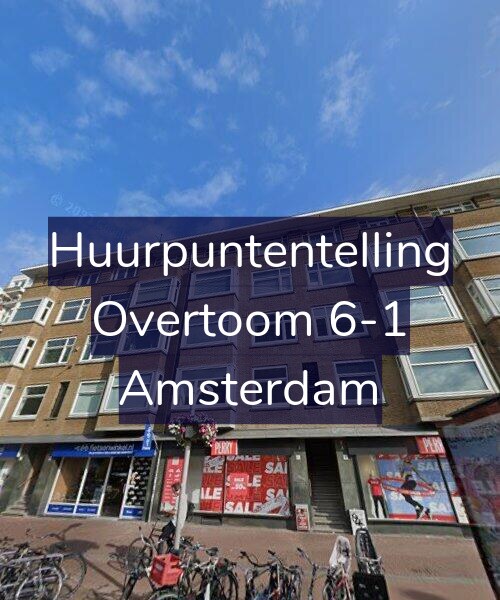 Foto gevel Huurpuntentelling voor Overtoom 6-1, Amsterdam