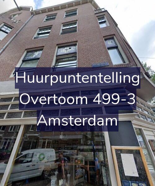 Foto gevel Huurpuntentelling voor Overtoom 499-3, Amsterdam
