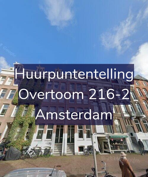 Foto gevel Huurpuntentelling voor Overtoom 216-2, Amsterdam