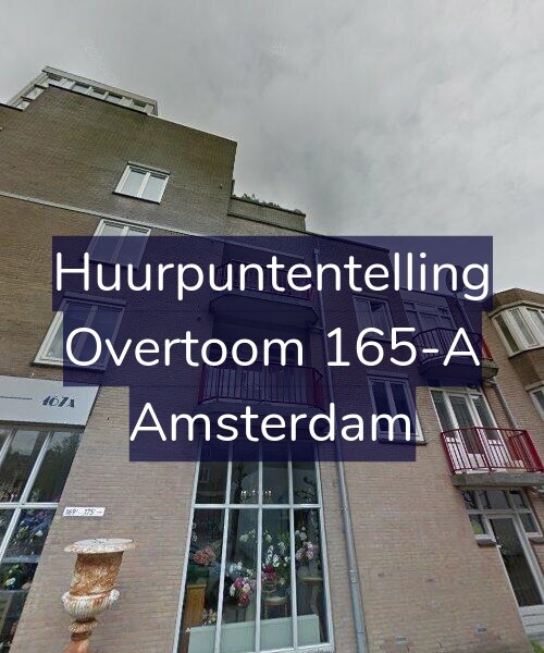 Foto gevel Huurpuntentelling voor Overtoom 165-A, Amsterdam