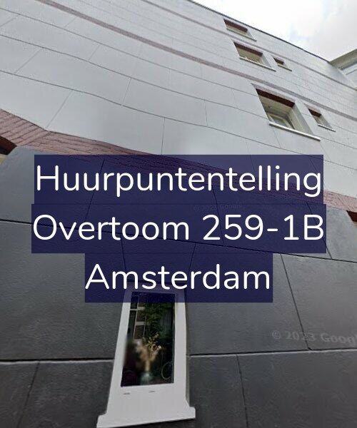 Foto gevel Huurpuntentelling voor Overtoom 259-1B, Amsterdam