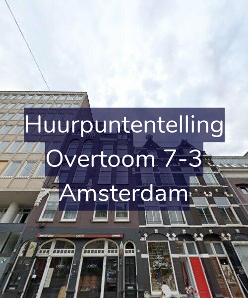 Foto gevel Huurpuntentelling voor Overtoom 7-3, Amsterdam