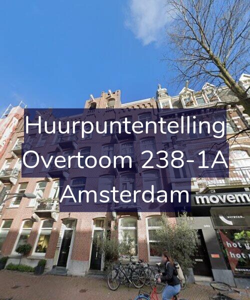 Foto gevel Huurpuntentelling voor Overtoom 238-1A, Amsterdam