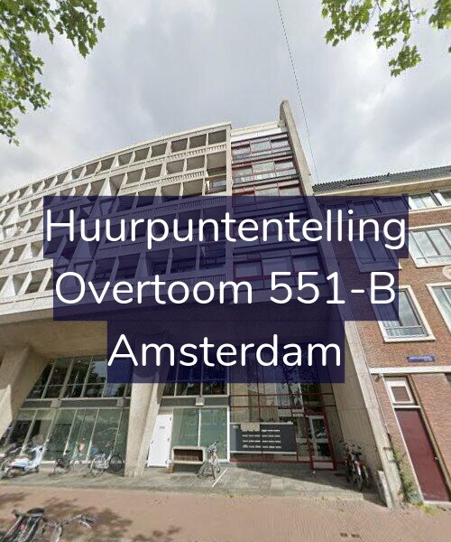 Foto gevel Huurpuntentelling voor Overtoom 551-B, Amsterdam