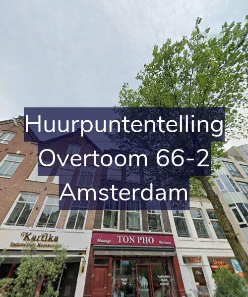 Foto gevel Huurpuntentelling voor Overtoom 66-2, Amsterdam