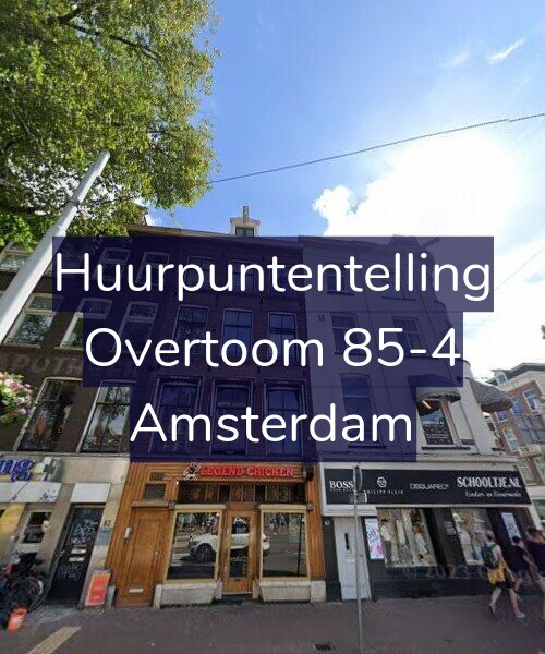 Foto gevel Huurpuntentelling voor Overtoom 85-4, Amsterdam