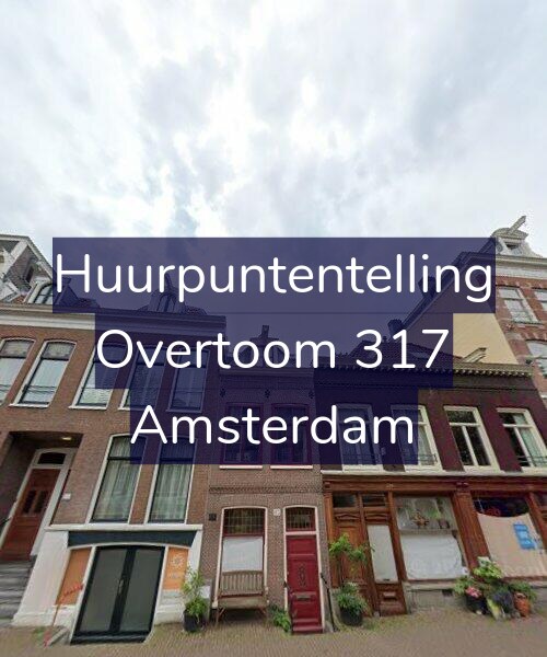 Foto gevel Huurpuntentelling voor Overtoom 317, Amsterdam