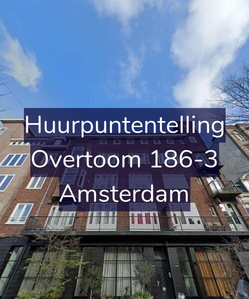 Foto gevel Huurpuntentelling voor Overtoom 186-3, Amsterdam