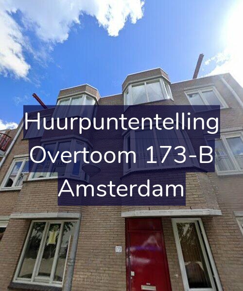 Foto gevel Huurpuntentelling voor Overtoom 173-B, Amsterdam