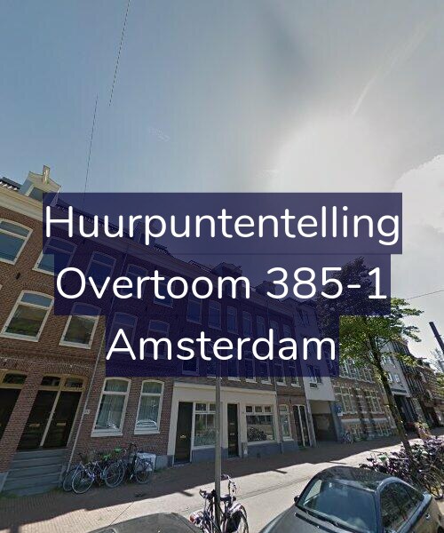 Foto gevel Huurpuntentelling voor Overtoom 385-1, Amsterdam