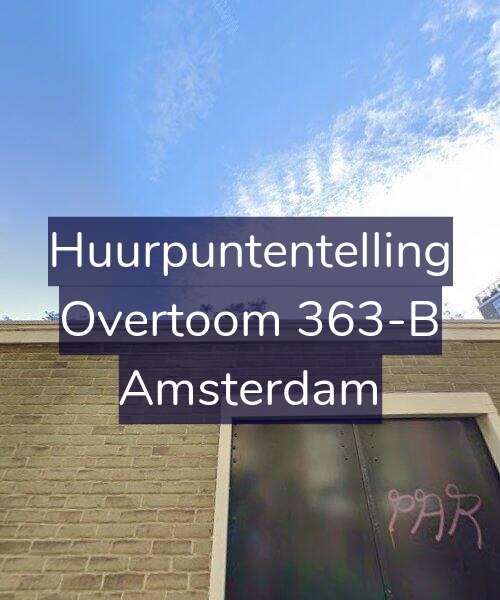 Foto gevel Huurpuntentelling voor Overtoom 363-B, Amsterdam