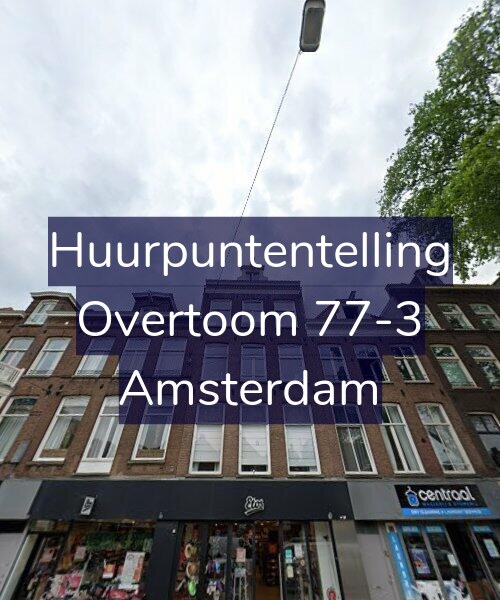 Foto gevel Huurpuntentelling voor Overtoom 77-3, Amsterdam