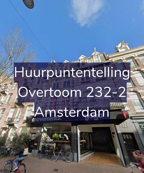 Foto gevel Huurpuntentelling voor Overtoom 232-2, Amsterdam