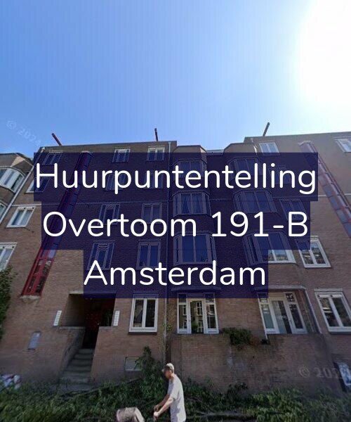 Foto gevel Huurpuntentelling voor Overtoom 191-B, Amsterdam