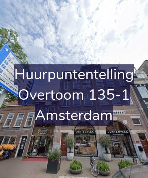 Foto gevel Huurpuntentelling voor Overtoom 135-1, Amsterdam