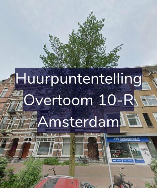 Foto gevel Huurpuntentelling voor Overtoom 10-R, Amsterdam