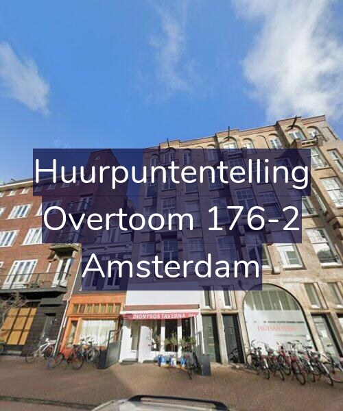 Foto gevel Huurpuntentelling voor Overtoom 176-2, Amsterdam
