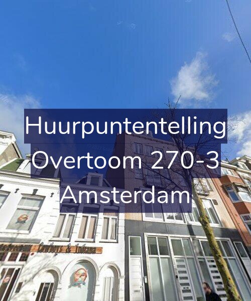Foto gevel Huurpuntentelling voor Overtoom 270-3, Amsterdam