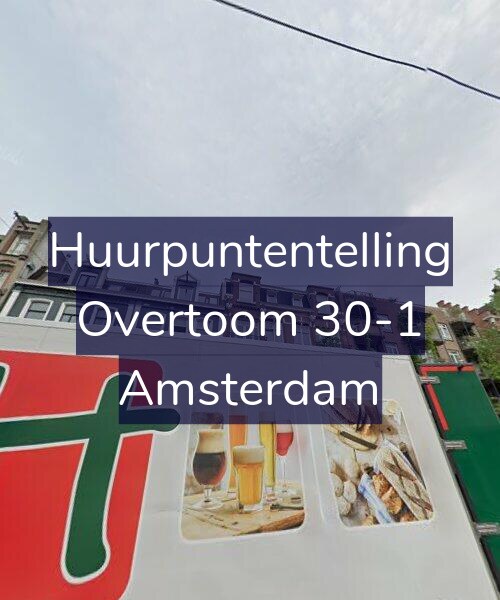 Foto gevel Huurpuntentelling voor Overtoom 30-1, Amsterdam