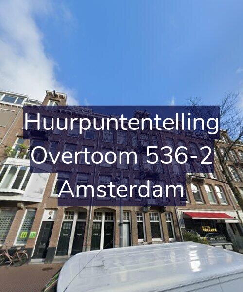 Foto gevel Huurpuntentelling voor Overtoom 536-2, Amsterdam