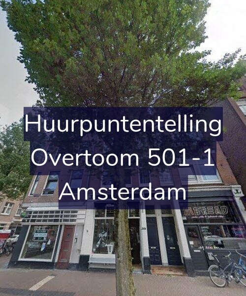 Foto gevel Huurpuntentelling voor Overtoom 501-1, Amsterdam