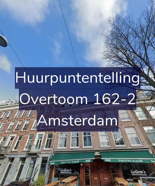 Foto gevel Huurpuntentelling voor Overtoom 162-2, Amsterdam