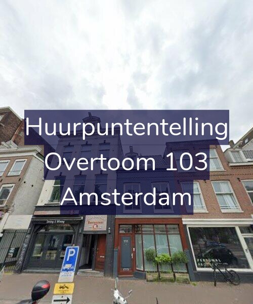 Foto gevel Huurpuntentelling voor Overtoom 103, Amsterdam