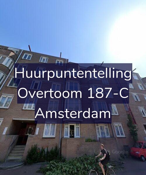 Foto gevel Huurpuntentelling voor Overtoom 187-C, Amsterdam