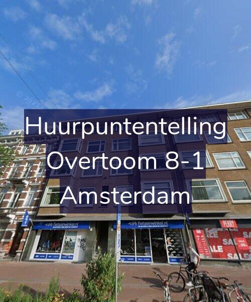 Foto gevel Huurpuntentelling voor Overtoom 8-1, Amsterdam