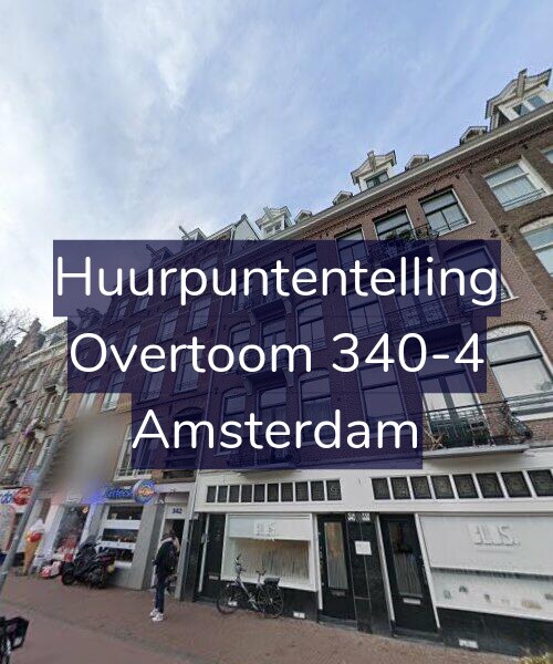 Foto gevel Huurpuntentelling voor Overtoom 340-4, Amsterdam