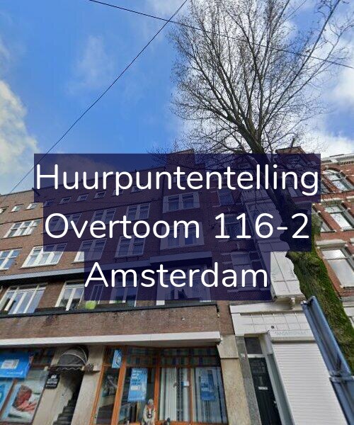 Foto gevel Huurpuntentelling voor Overtoom 116-2, Amsterdam
