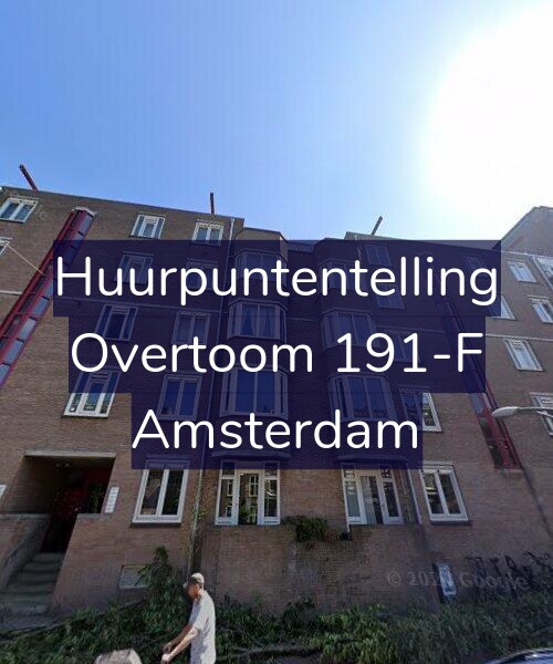 Foto gevel Huurpuntentelling voor Overtoom 191-F, Amsterdam