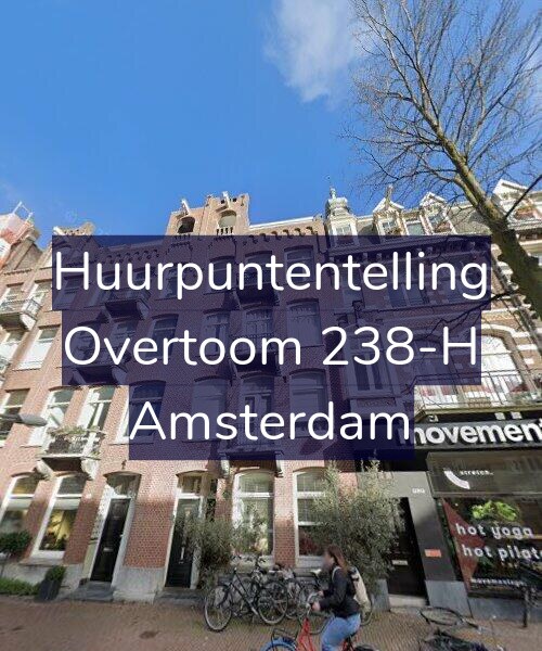 Foto gevel Huurpuntentelling voor Overtoom 238-H, Amsterdam