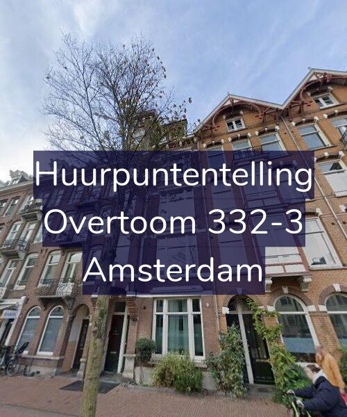 Foto gevel Huurpuntentelling voor Overtoom 332-3, Amsterdam