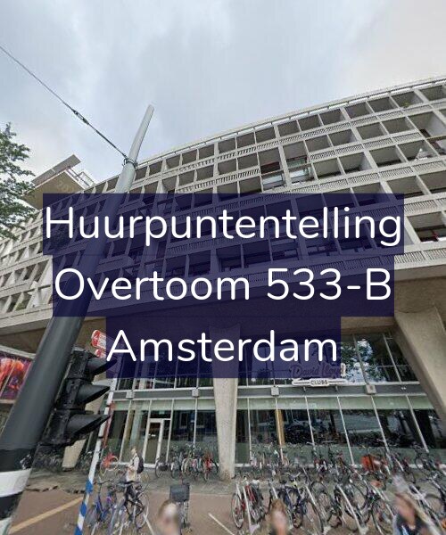 Foto gevel Huurpuntentelling voor Overtoom 533-B, Amsterdam