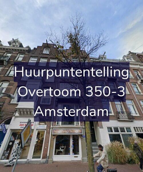 Foto gevel Huurpuntentelling voor Overtoom 350-3, Amsterdam