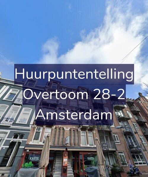 Foto gevel Huurpuntentelling voor Overtoom 28-2, Amsterdam