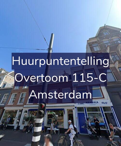 Foto gevel Huurpuntentelling voor Overtoom 115-C, Amsterdam