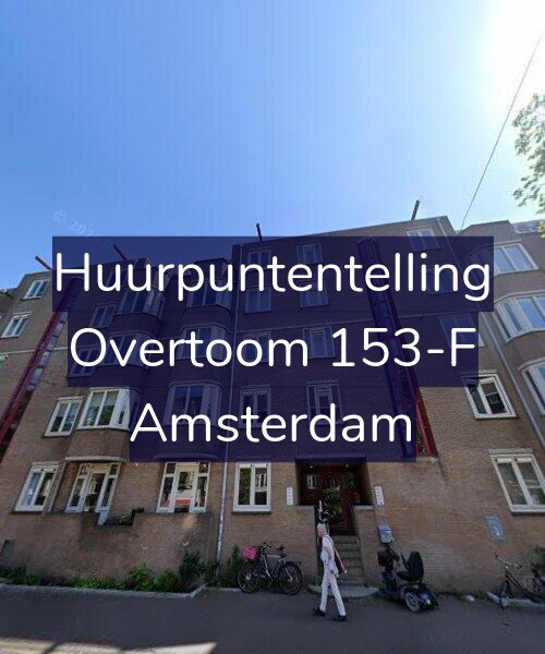 Foto gevel Huurpuntentelling voor Overtoom 153-F, Amsterdam