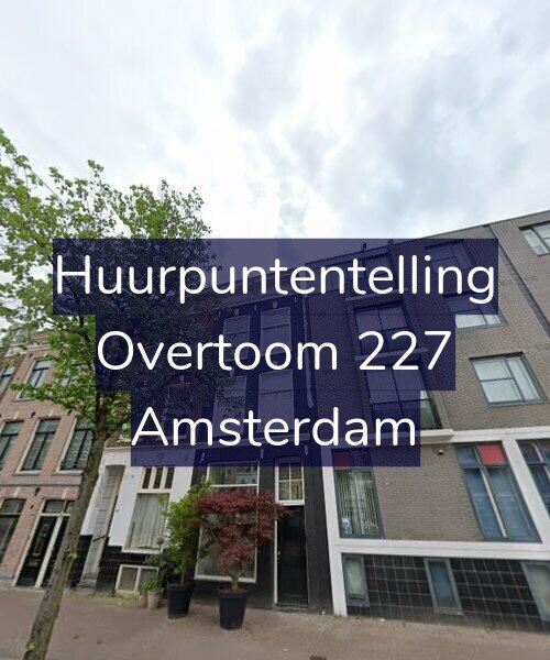 Foto gevel Huurpuntentelling voor Overtoom 227, Amsterdam